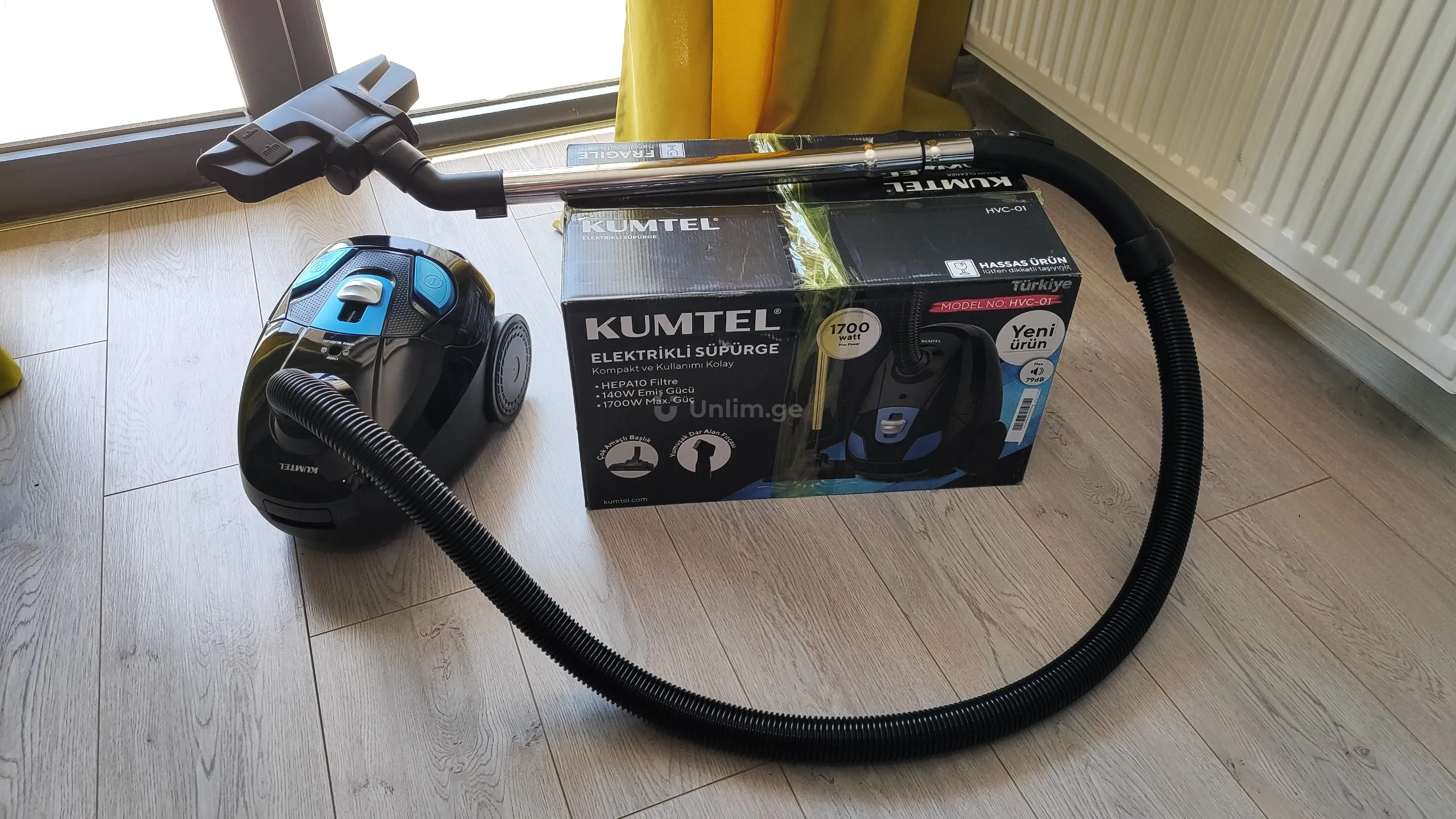 Vacuum cleaner Kumtel HVC-01 in excellent